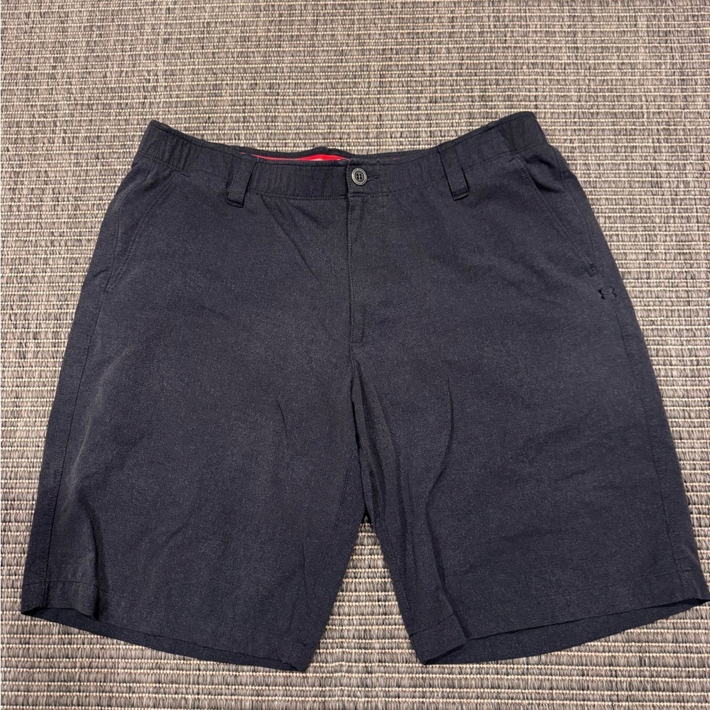 Under Armour Men's Dark Gray Flat Front Shorts